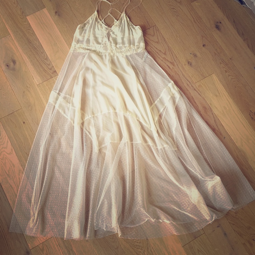 Free people intimately cream undergarment